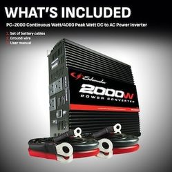 Schumacher 2000w Power Inverter