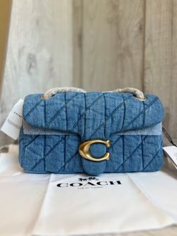 Coach Tabby 26 Denim Shoulder Bag 