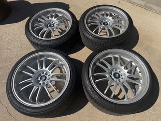 MST 18” MT45 Wheels with Tires for Scion FR-S and Subaru BRZ