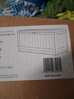 Outside storage box for your pool toys