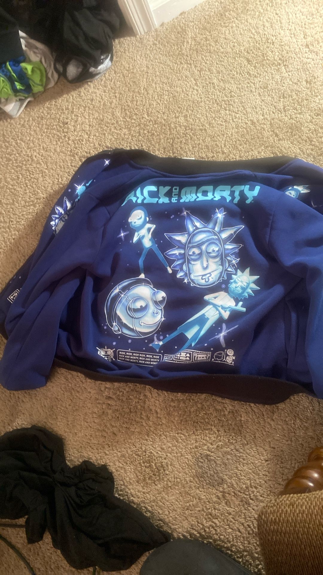 Rick & Morty Varsity Jacket (size M)