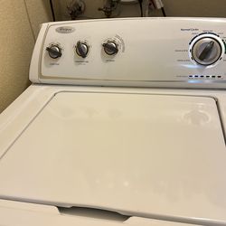 Used but still in good condition washer has no problems dryer heats like supposed to but makes a sound when spinning