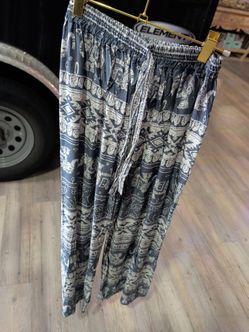 Boho Elephant Print Harem Pants