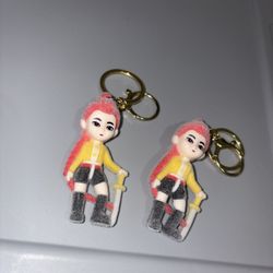 Kpop Keychain Rumi Mini Fuzzy 