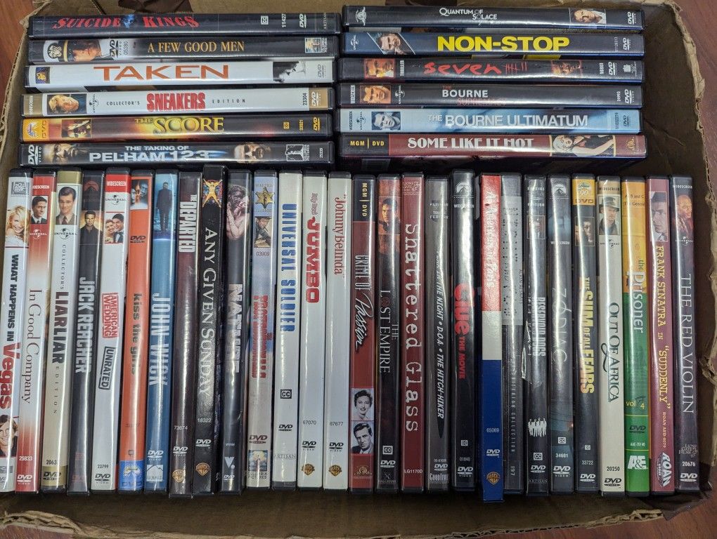 400+ DVD Movies - Action, Comedy, Drama, Etc. ($25 For Everything