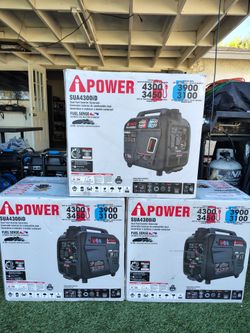 NEW dual fuel inverter silent generator 4300watts NUEVO