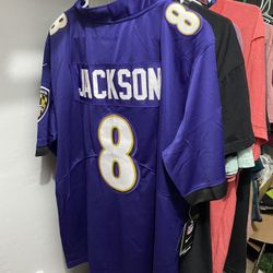 Lamar Jackson  Stitched NFL Jersey  Brand New!  Baltimore Ravens  Size Large and XL available   Shipping available  Located in pompano beach, Fl