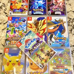 Pokémon Games Nintendo Switch 