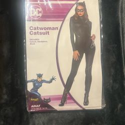 Catwoman Catsuit Costume/XL-14-16/Brand New