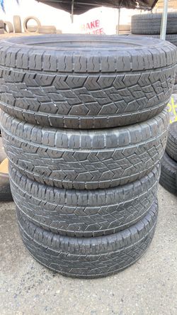 Set of 275 60 20 Continental Tires