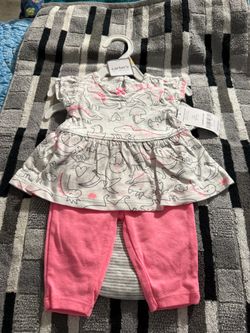 Carter's Baby Girl 3-Piece Dinosaur Outfit
