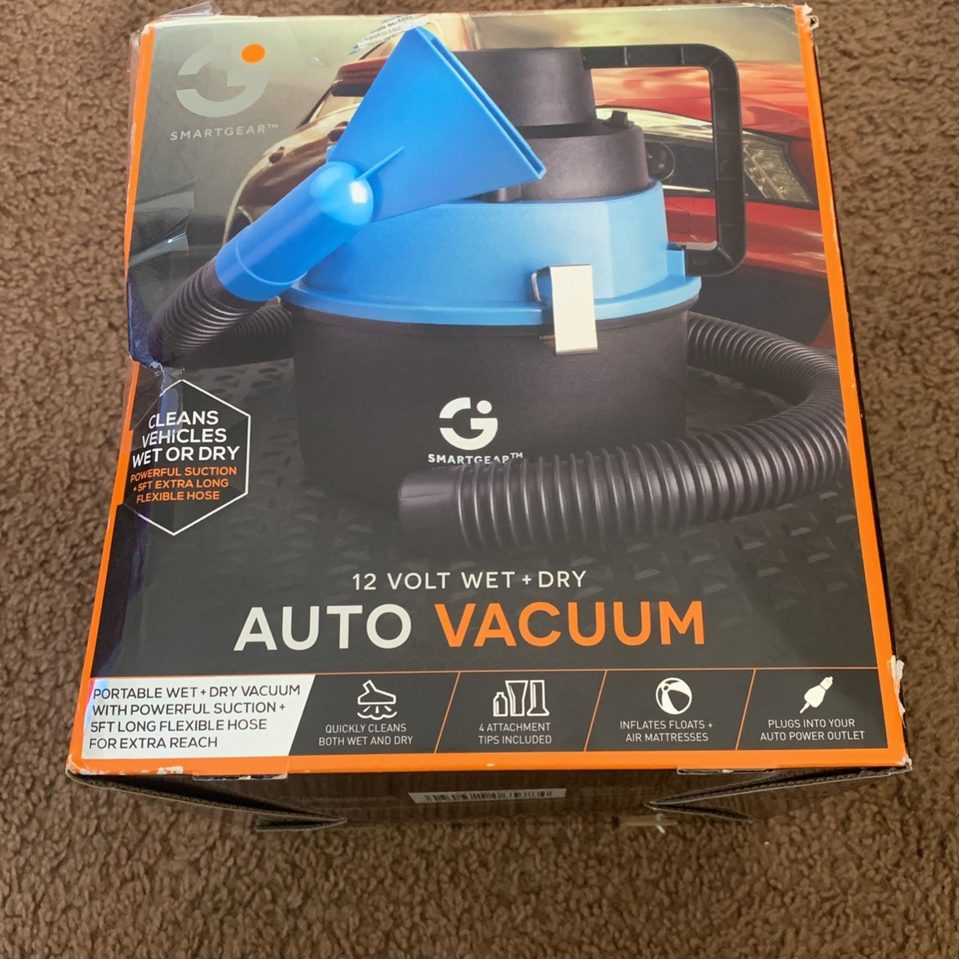 Smart Gear 12 Volt Portable Wet/Dry Auto Vacuum