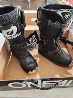 O'NEAL Youth Rider Boot Black Size K12 Motorcycle Motocross