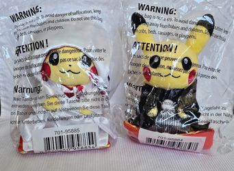 Pokemon Center Original Pikachu Wedding Kimono Pikachu Female & Male Plush Set