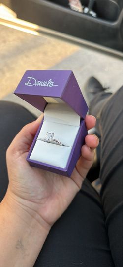 Real silver ring from Daniel’s Jeweler
