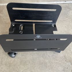 Adjustable Rolling Desktop Computer Stand