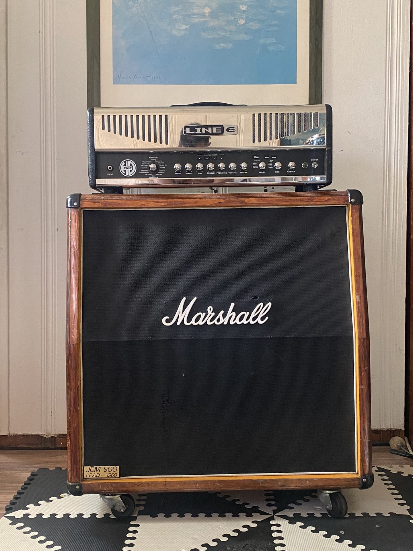 Line 6 Hd147 Guitar Amp W/ JCM 900 Load