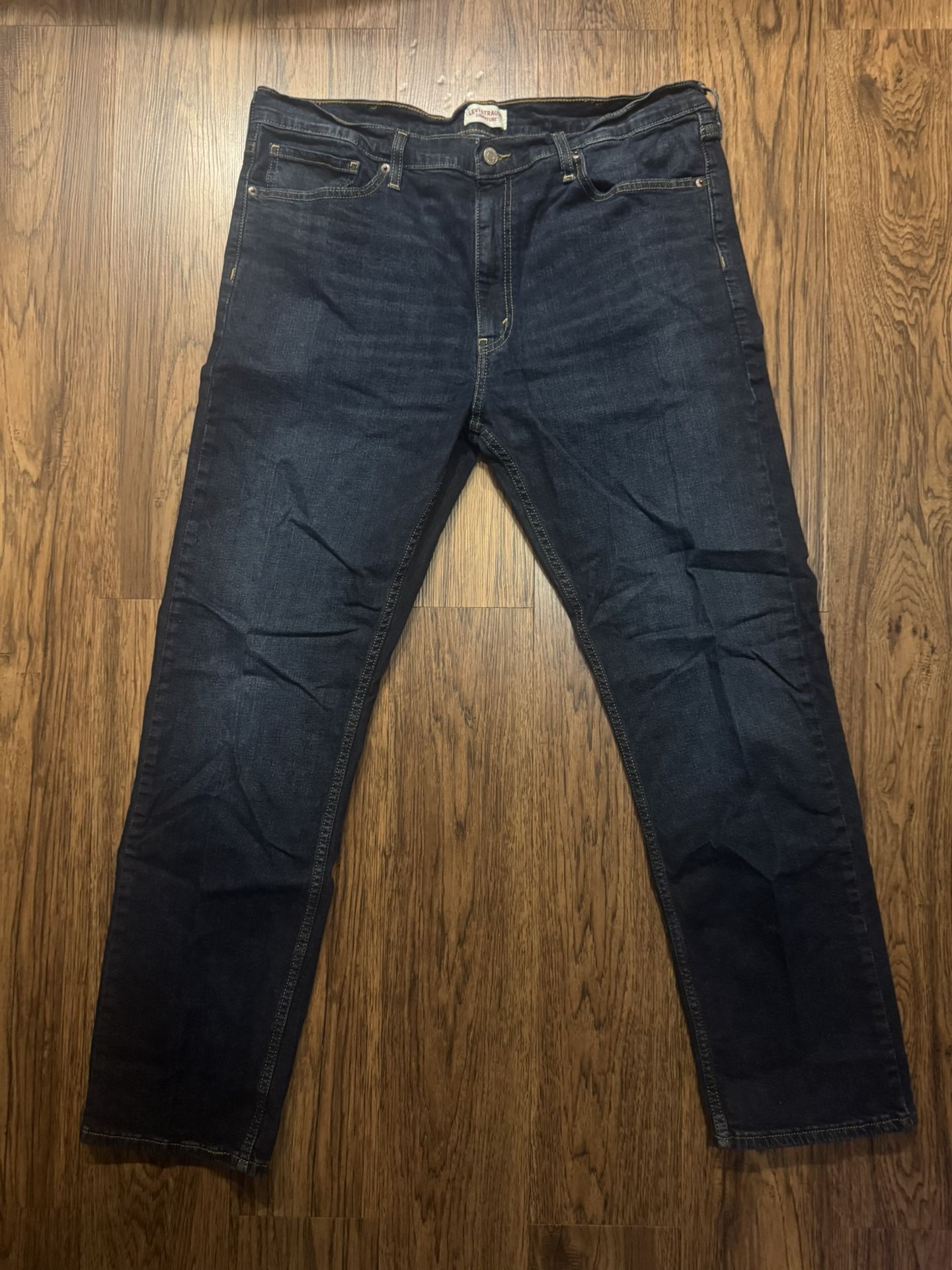 Levi Strauss Signature Mens slim straight Jeans Blue Size 38x32 Comfort