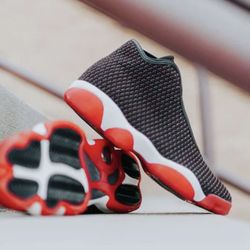 Nike Air Jordan Horizon Red Black Gym Red Dark Grey White Mens Sneakers