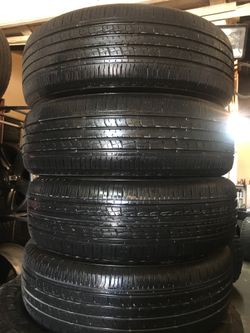 17” 4 used tires 225/65R17 Kumho