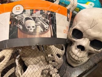 BAG OF BONES HALLOWEEN DECOR SKELETON PIECES