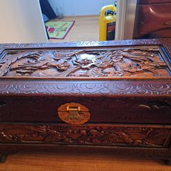 Antique Chinese Carved Chest