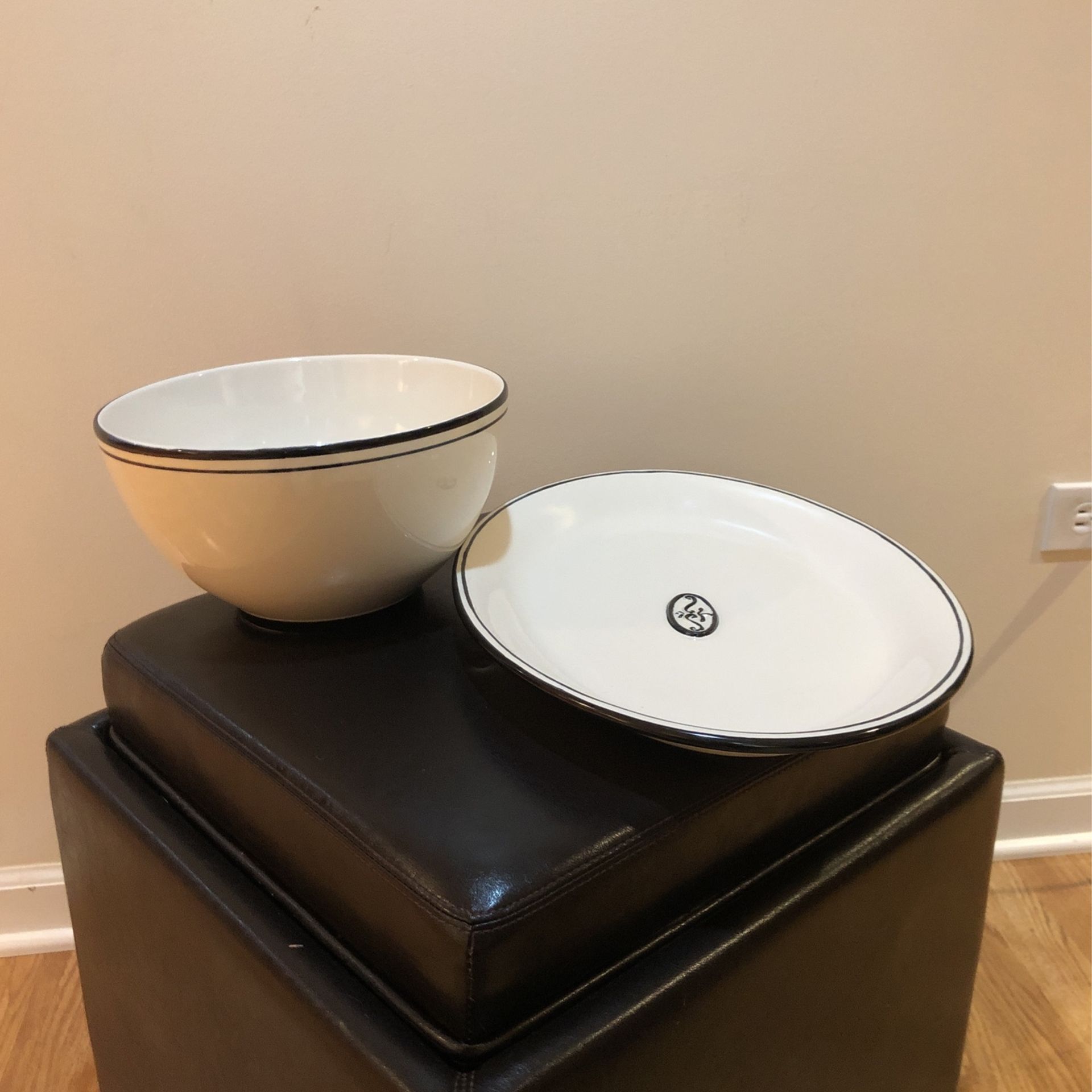 Serving Bowl And Platter