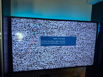 Samsung TV with wall mount included
