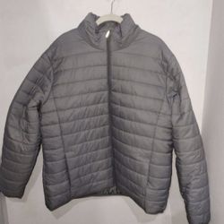 Goodfellow Men’s Puffer Jacket Grey XL
