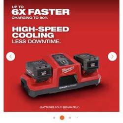 Milwaukee Dual Bay Super Charger