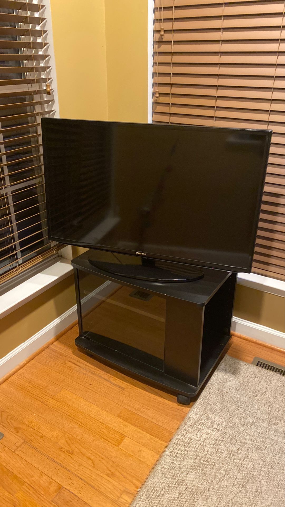 Samsung TV with Cart