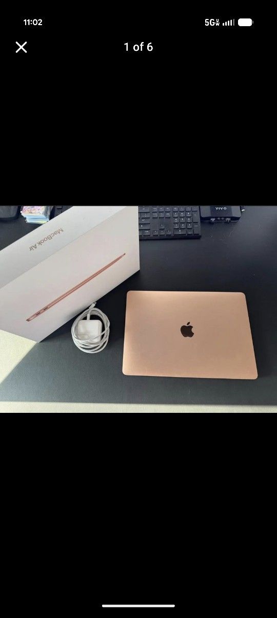 2020 Apple MacBook Air 13.3" i3 1.1GHz 8GB RAM 256GB SSD Rose Gold