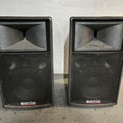 Sonic 15” PA Speakers