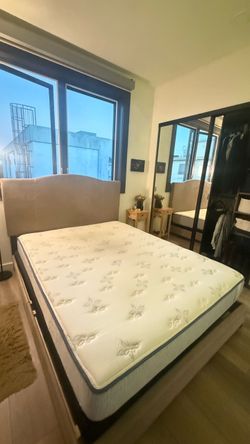 Bed Frame + Mattress — Great Condition
