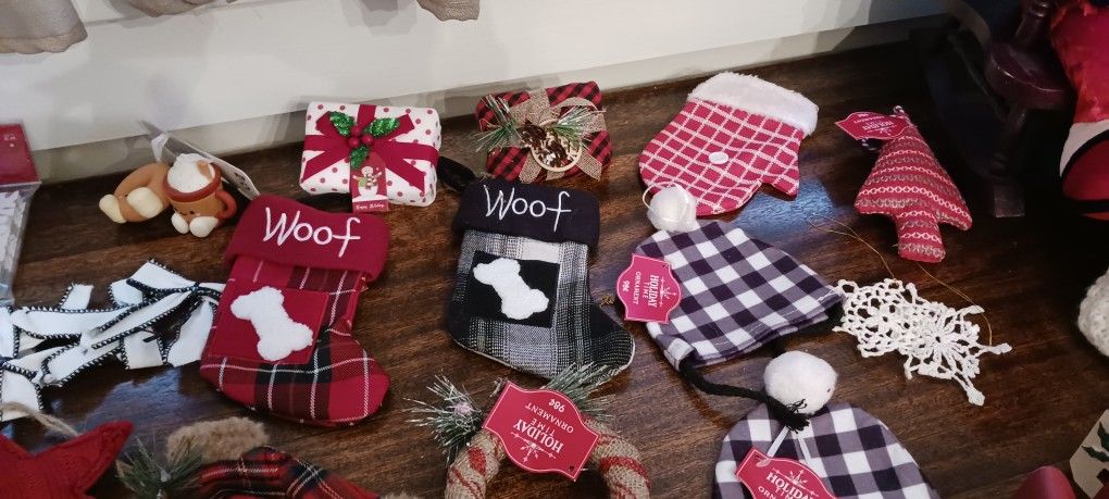 Lot Of Christmas Ornaments All New 