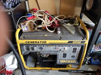 Wacker 6000 watt generator need gone