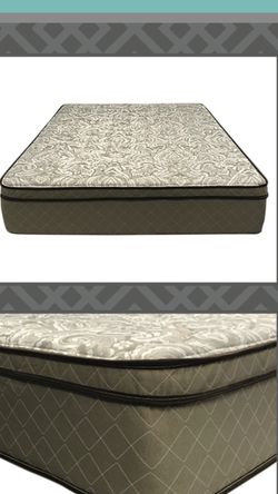 Queen 14” thick mattress New in plastic