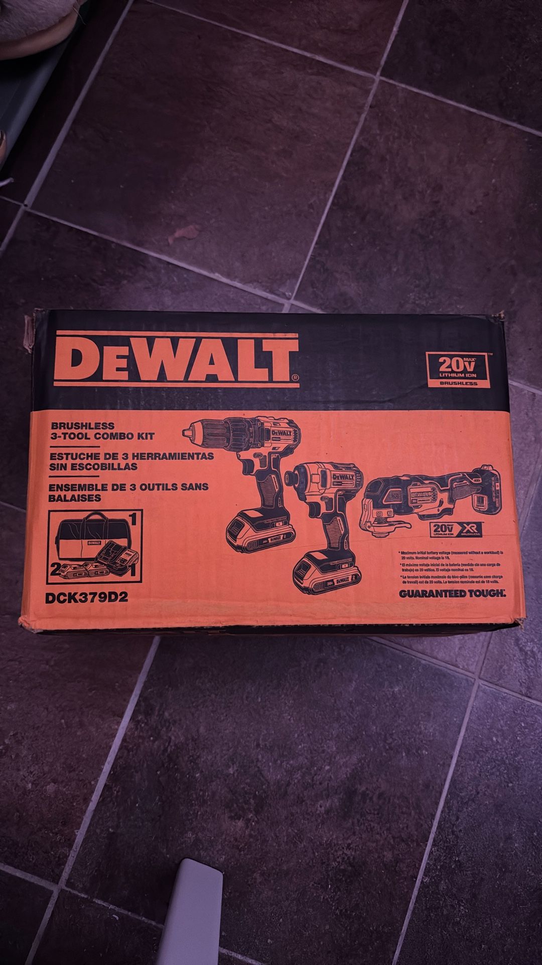 Dewalt Brushless 3-Tool Combo kit