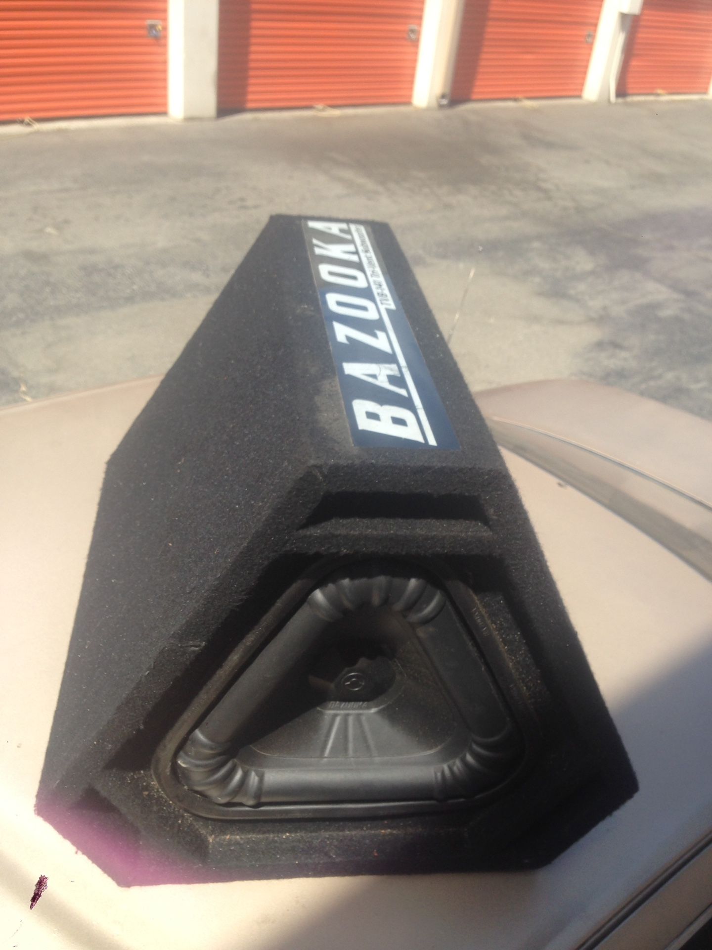 12" Bazooka triangle subwoofer (RARE)