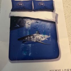 Double Shark Duvet Set