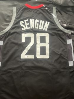 Alphren Sengun Signed Jersey