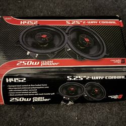 Car Speakers  5.25 Two Way Coaxial 