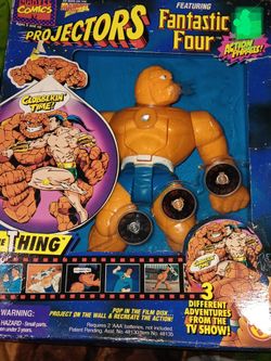 FANTASTIC FOUR PROJECTORS THE THING TOY BIZ MARVEL COMICS 1995 SEALED