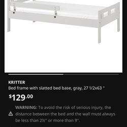 Ikea toddler bed and mattress