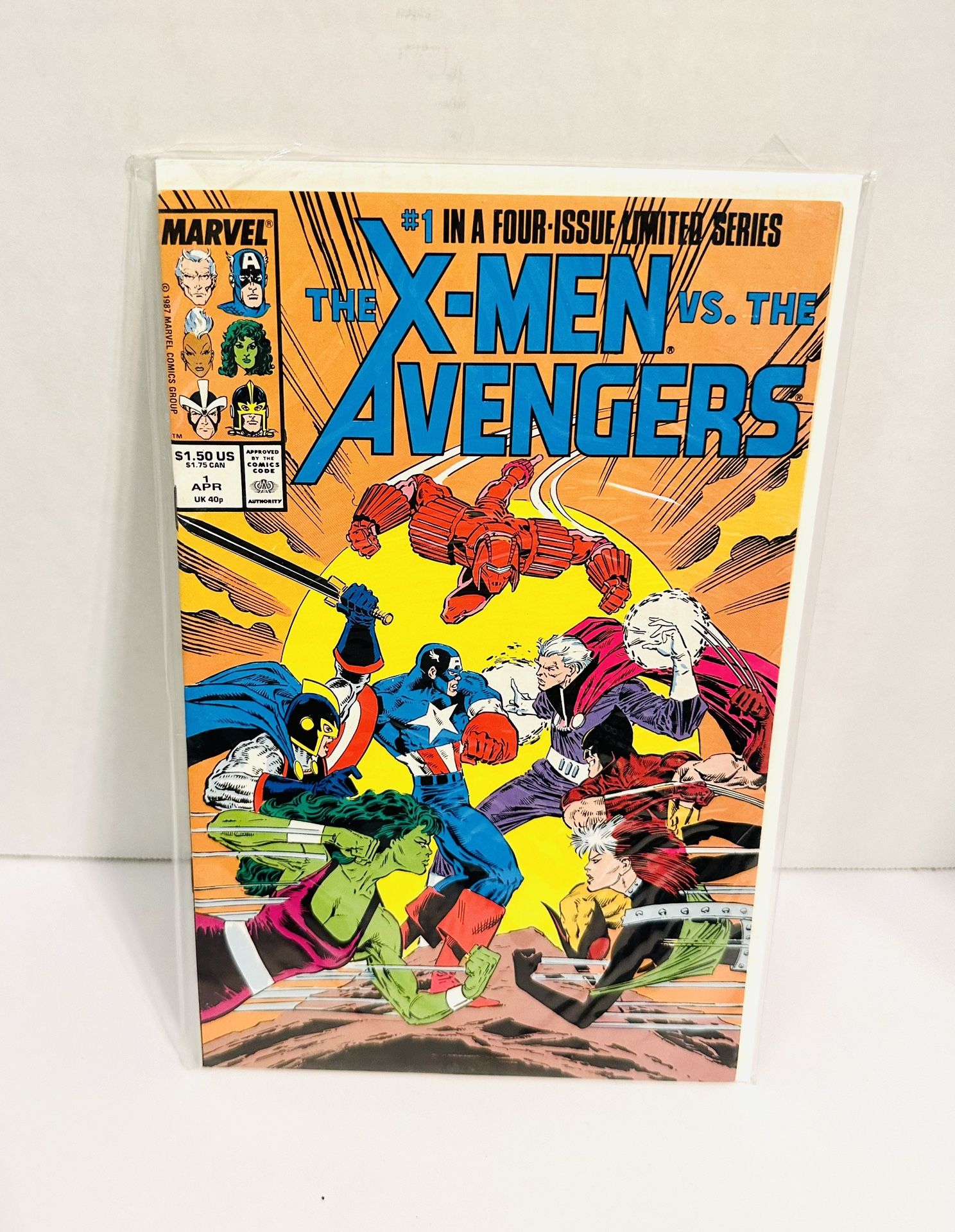 The X-Men vs. The Avengers #1 Comic Book - 1987, Limited Series