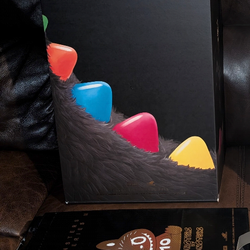 Authentic The Monsters 10th Anniversary Series Zimomo Big Vinyl Plush Doll