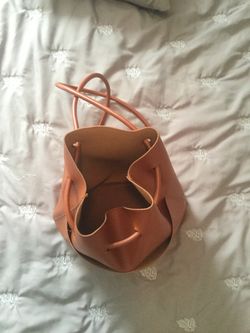 Used backpack brown color