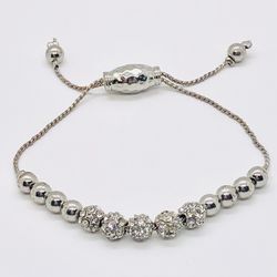 ❤️ silver tone slider bracelet❤️