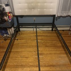 Bed Frame With Headboard (full Size) Including Bed Skirt With Purchase