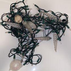 Christmas Lights With Ornaments